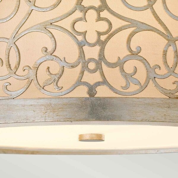Feiss FE-ARABESQUE-F - Plafoniera ARABESQUE 2xE27/40W/230V dorata