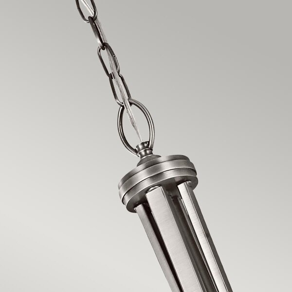Kichler KL-LACEY-P-L-AP - Lampadario a catena LACEY 4xE27/60W/230V cromo opaco