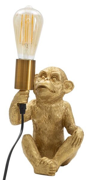 Lampada da Tavolo Monkey 17x14,5x25 cm in Poliresina