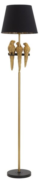 Lampada da Terra Pappagallo Ø 37x164,5 cm in Ferro e Poliestere