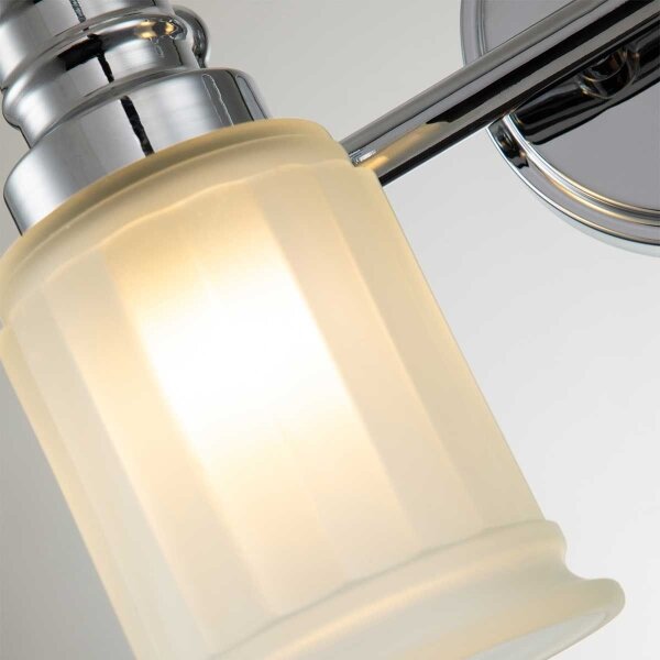 Quoizel QZ-SWELL2-PC-BATH-LED Applique da bagno SWELL 2xG9/3W/230V IP44 cromo