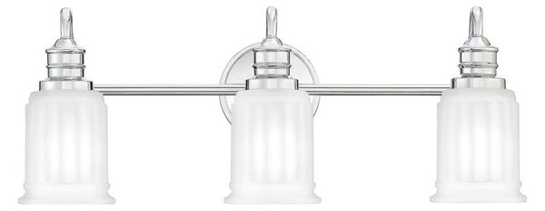 Quoizel QZ-SWELL3-PC-BATH-LED Applique da bagno SWELL 3xG9/3W/230V IP44 cromata