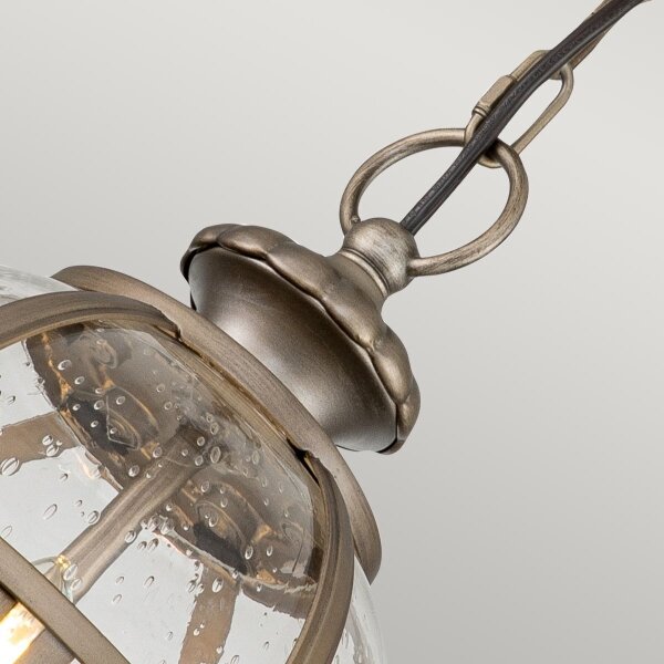 Kichler KL-HALLERON-8M-BU -Lampadario da esterno a catena HALLERON 3xE14/40W/230V IP44