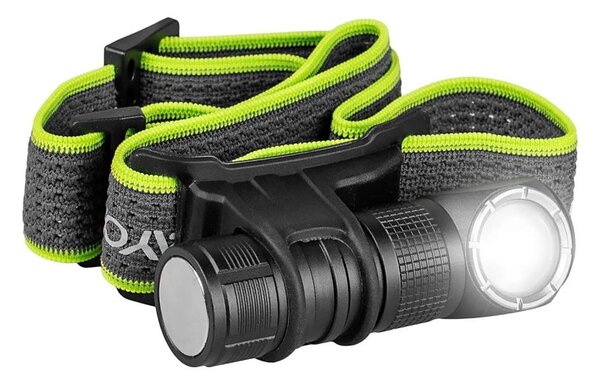 Lampada frontale ricaricabile dimmerabile a LED/10W/5V IP66 500 lm 800 mAh