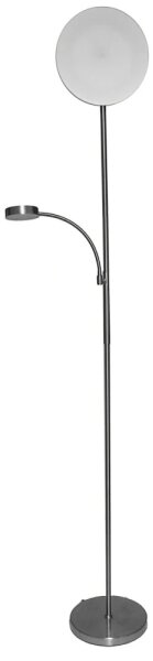 Lampada da terra dimmerabile NORA LED/25W/230V 2200/3000/4000K + LED/5W 3000K cromo + telecomando
