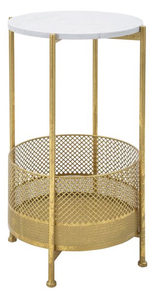 Tavolinetto Basket Ø 35x62 cm in Ferro