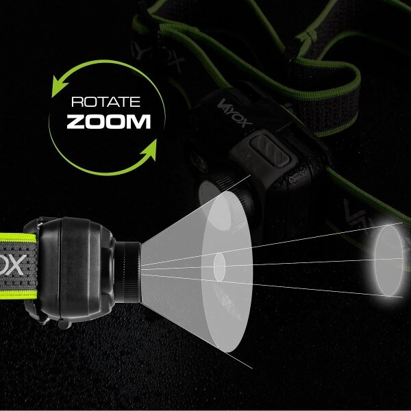 Lampada frontale ricaricabile LED dimmerabile LED/10W/5V/3xAAA IP66 800 lm 1000 mAh