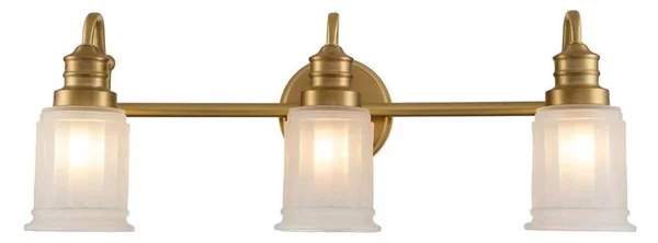 Quoizel QZ-SWELL3-BB-BATH-LED Applique da bagno SWELL 3xG9/3W/230V IP44 oro