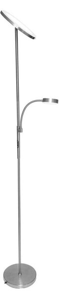 Lampada da terra dimmerabile NORA LED/25W/230V 2200/3000/4000K + LED/5W 3000K cromo + telecomando