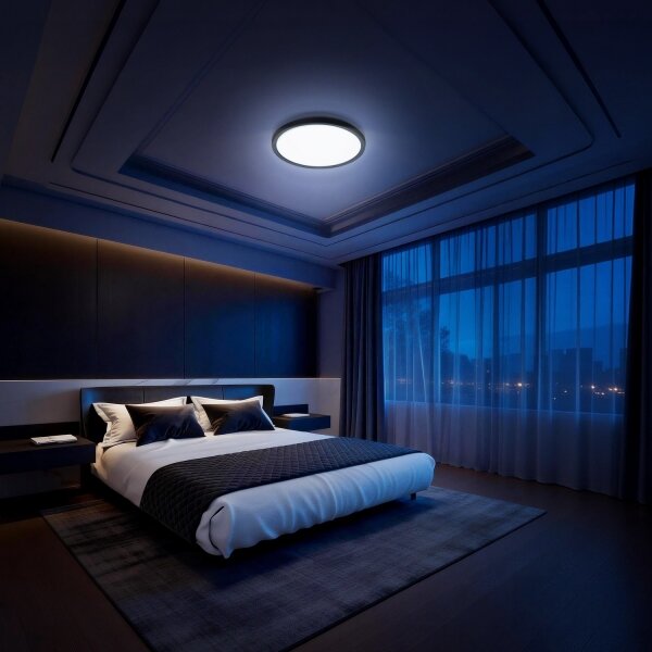 Aigostar - Plafoniera dimmerabile LED RGBW MESH LED/24W/230V 3000-6500K nero + telecomando