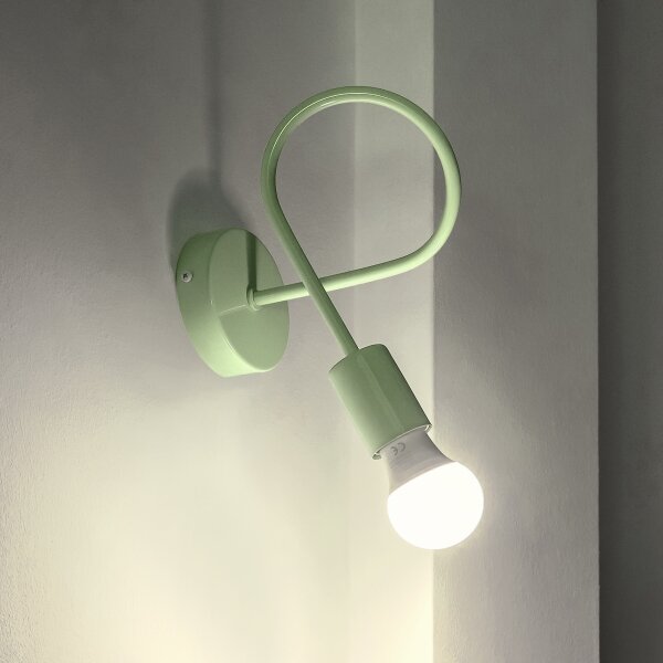 Lampada da parete OXFORD 1xE27/15W/230V verde