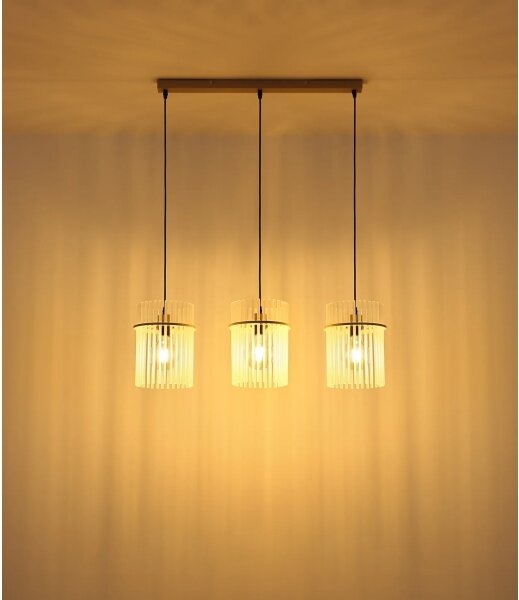 Globo 15698-3HB - Lampadario sospeso con cavo GORLEY 3xE27/60W/230V
