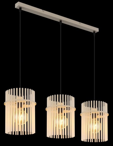 Globo 15698-3HB - Lampadario sospeso con cavo GORLEY 3xE27/60W/230V