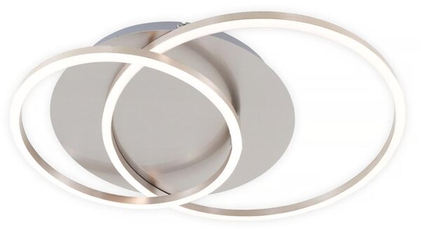 Plafoniera da soffitto dimmerabile a LED 28W/230V 3000K cromo opaco