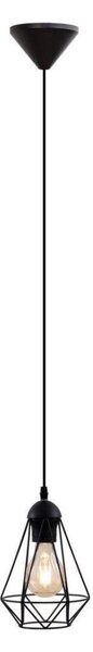 Lampadario LED su cavo 1xE27/6,5W/230V 2500K nero