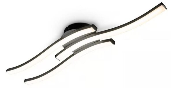 Plafoniera LED 3xLED/6W/230V 2700K nera