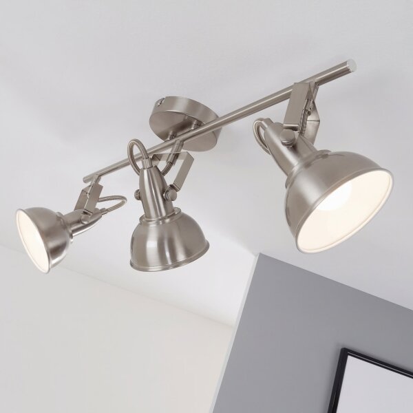 Faretto 3xE14/40W/230V cromo opaco