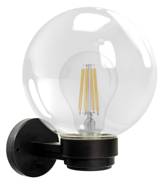 Brilagi - Applique da esterno HARBOR 1xE27/40W/230V IP33 nero/trasparente