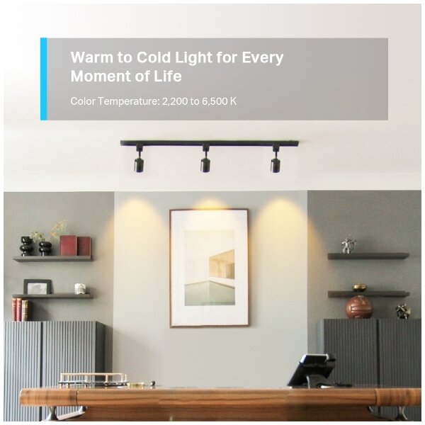 LED RGBW lampadina dimmerabile GU10/3,7W/230V 2200-6500K Wi-Fi - TP-Link