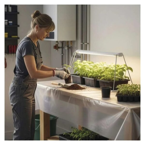 Lampada LED da interno per la coltivazione di piante GROW LED/15W/230V
