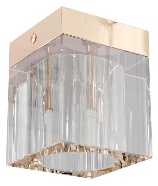 Open Design OR86188 - Faretto CUBO 1xG9/8W/230V trasparente/oro rosa