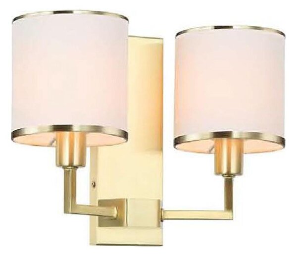 Open Design OR81503 - Lampada da parete CASA 2xE14/12W/230V ottone/crema