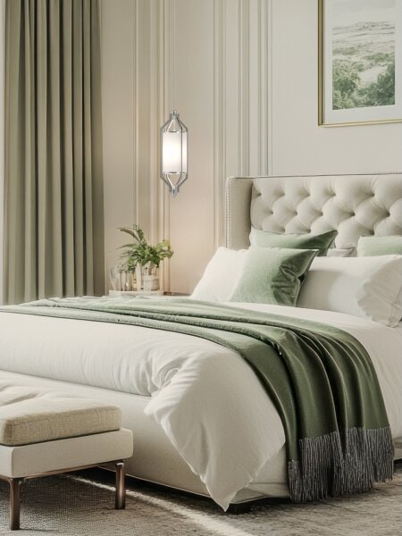 Open Design OR85853 - Lampada a sospensione ZUNDO su asta 1xE27/15W/230V cromo opaco/bianco
