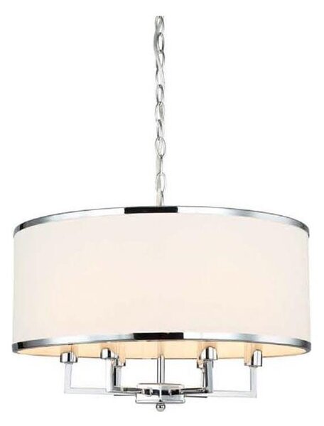 Open Design OR80216 - Lampadario a catena CASA 6xE14/15W/230V crema/cromo lucido