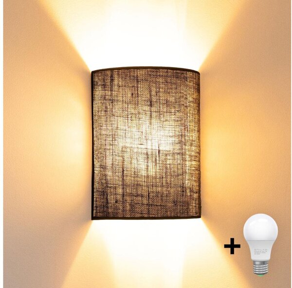 Brilagi - Applique LED BOHO STYLE 1xE27/15W/230V marrone
