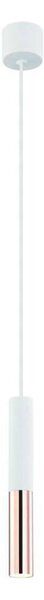 Open Design OR80858 - Lampadario a sospensione con cavo SLIMI 1xG9/3,5W/230V bianco/oro rosa
