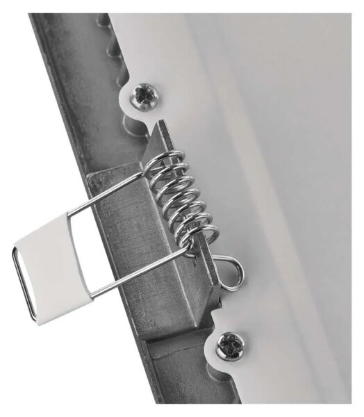 Plafoniera LED da incasso NEXXO LED/18W/230V 3000/3500/4000K argento 22,5x22,5 cm