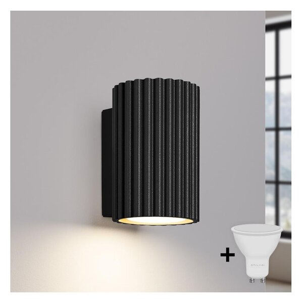 Brilagi - Applique LED CRESTO 1xGU10/10W/230V 10 cm nera