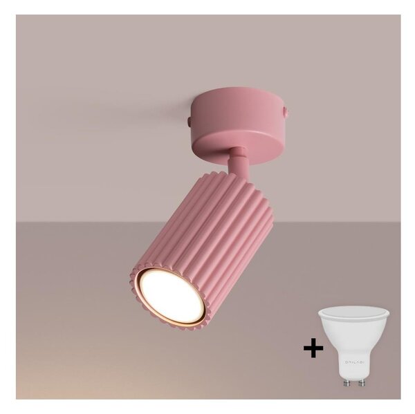 Brilagi - Faretto LED CRESTO 1xGU10/10W/230V rosa