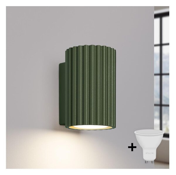 BRILAGI - Applique LED CRESTO 1x GU10/10W/230V 10 cm verde