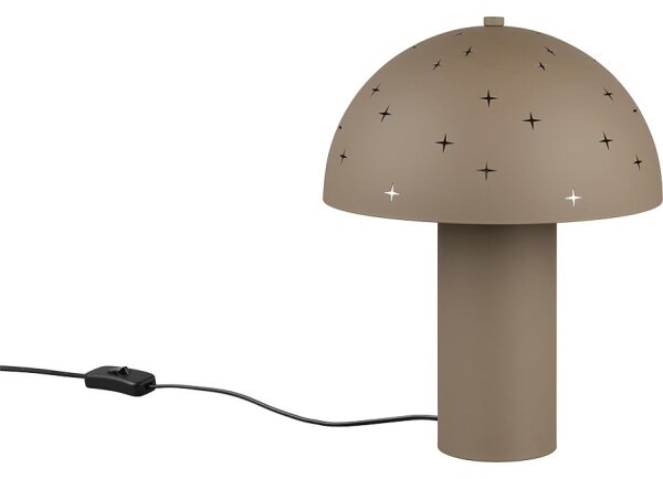 Reality - Lampada da tavolo SETA 1xE14/28W/230V taupe