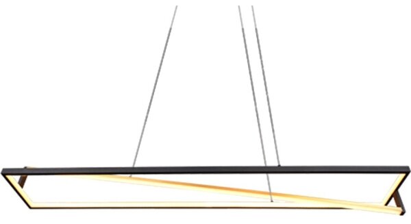 Trio - Lampadario LED dimmerabile a sospensione EDGE LED/35W/230V 2300/3000/4000K nero