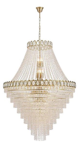 Searchlight 1711-102SB - Lampadario sospeso a catena LOUIS PHILLIPE 28xE14/60W/230V