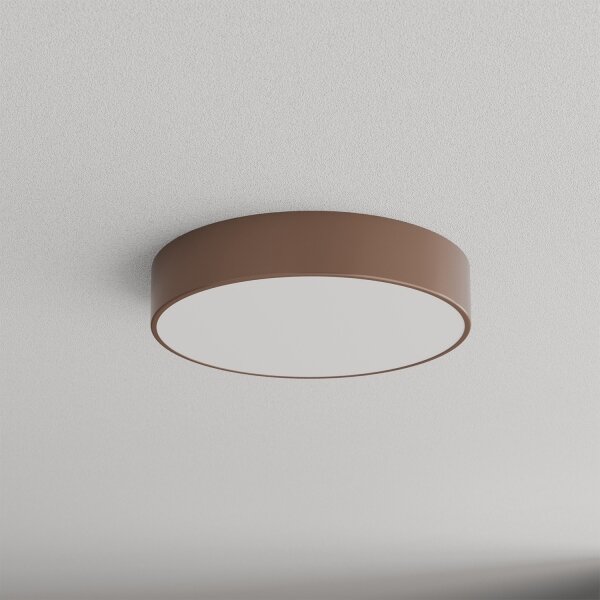 Brilagi - Plafoniera da bagno CLARE 3xE27/24W/230V diam. 40 cm IP54 marrone