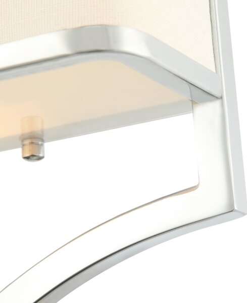 Open Design OR84504 - Applique a parete GERDO 2x E14/12 W/230 V cromo lucido/bianco