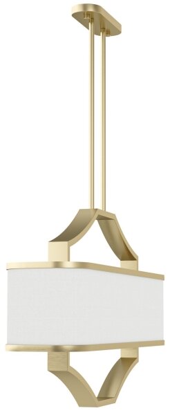 Open Design OR84856 - Lampadario a stelo GERDO OVALE 6xE14/12W/230V ottone/bianco