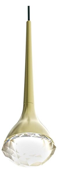 Open Design OR86171 - Lampadario LED sospeso con cavo CRIMA LED/7W/230V, ottone