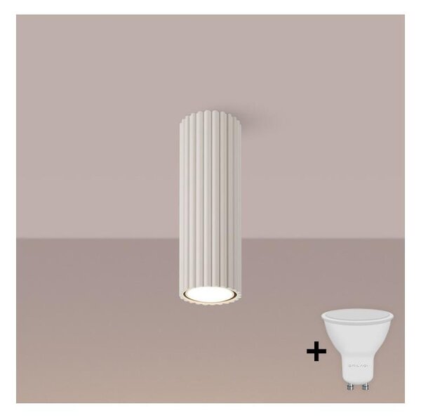 Brilagi - Faretto LED CRESTO 1xGU10/10W/230V 20 cm colore crema