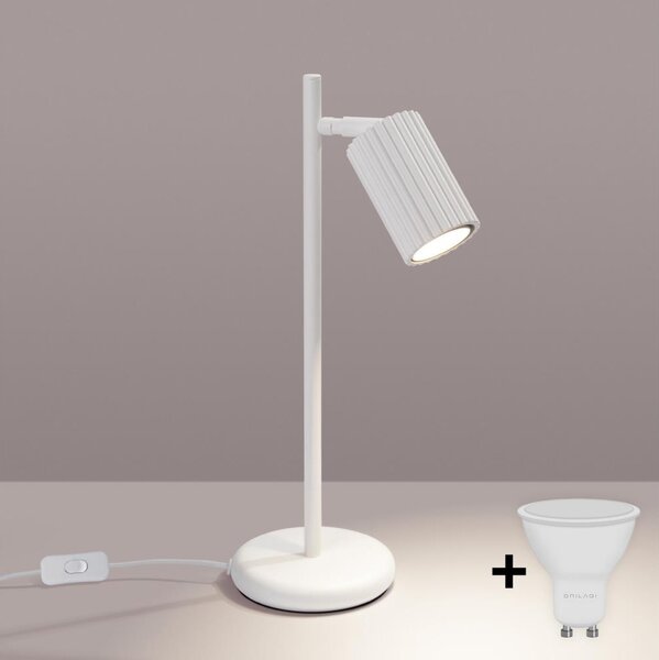 Brilagi - Lampada da tavolo LED CRESTO 1xGU10/10W/230V bianca