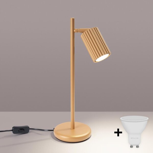Brilagi - Lampada da tavolo LED CRESTO 1xGU10/10W/230V dorata