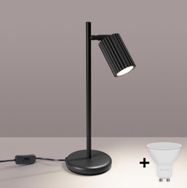 BRILAGI - Lampada da tavolo LED CRESTO 1xGU10/10W/230V nera