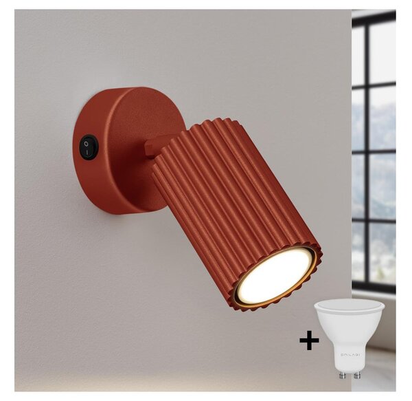 Brilagi - Faretto da parete LED CRESTO 1xGU10/10W/230V rosso