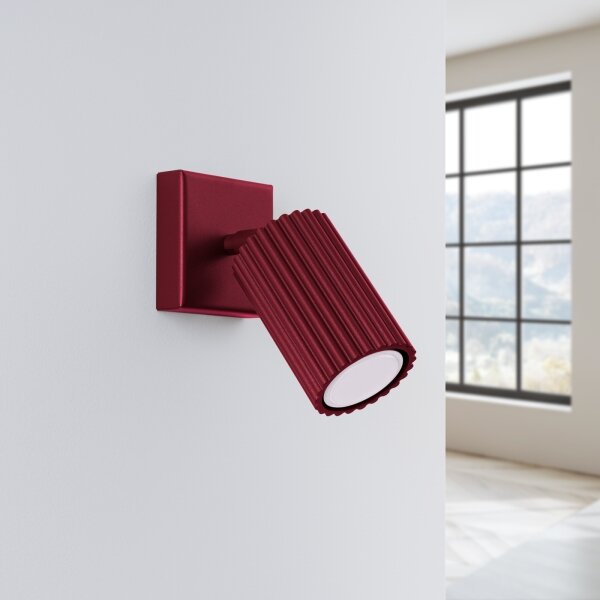 Brilagi - Applique da parete a LED CRESTO 1xGU10/10W/230V borgogna