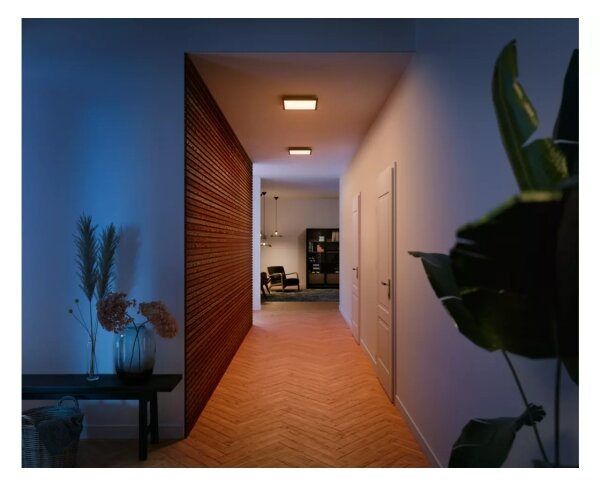 Philips - Plafoniera LED dimmerabile Hue AURELLE LED/19W/230V 30x30 cm nera
