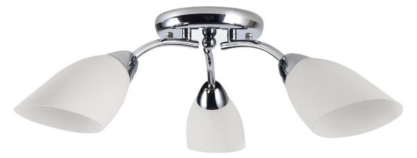 Lampadario a plafone PORTOS 3xE14/10W/230V cromato lucido
