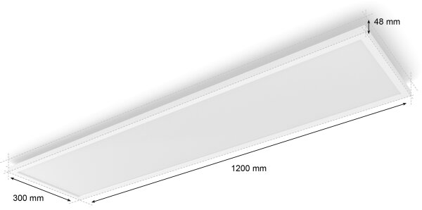 Philips - Plafoniera LED dimmerabile Hue AURELLE LED/39W/230V 120x30 cm bianco